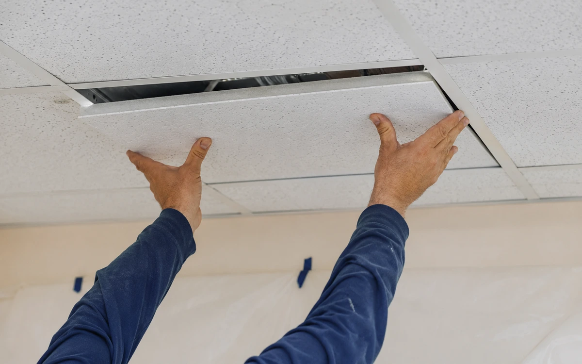Drop ceiling tile installers contractor